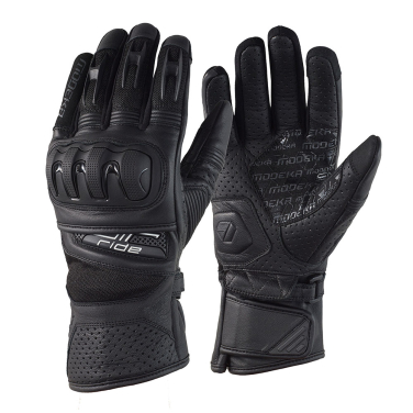 Rukavice kožne letnje AIR RIDE II crne MODEKA