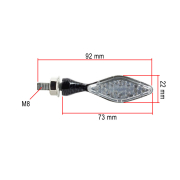 Žmigavci univerzalni carbon LED homologovani
