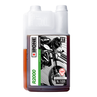IPONE polusintetičko ulje za mešavinu 2T dozer sa mirisom JAGODE R2000 1L