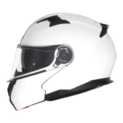 Kaciga NOX Flip Up N966 sa naočarima bela