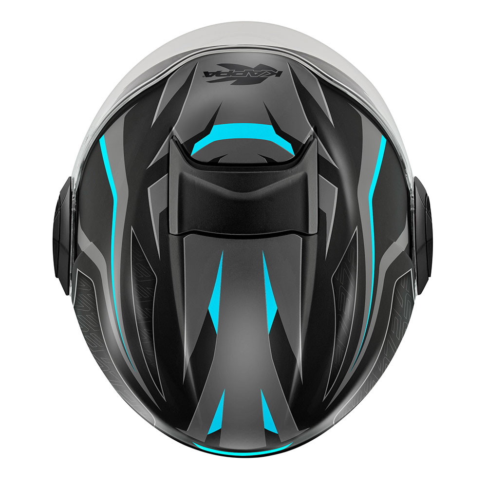 Kaciga jet Kappa KV37R crno titanium