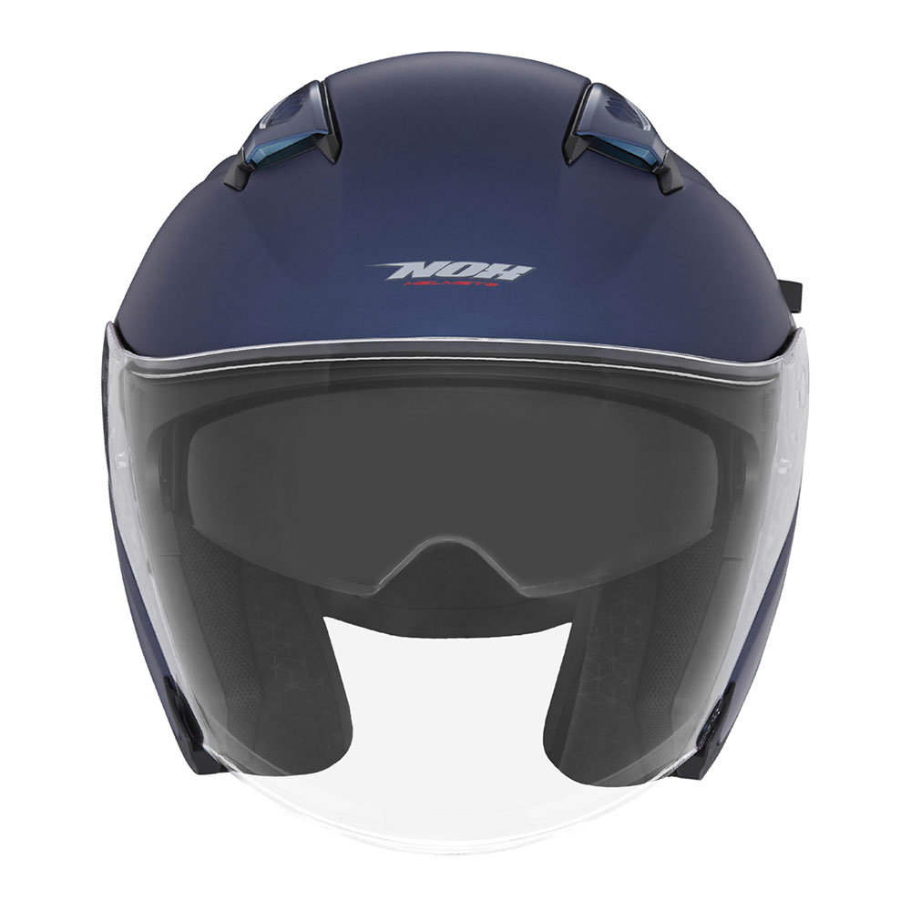 Kaciga NOX Jet N130 mat plava metalik L