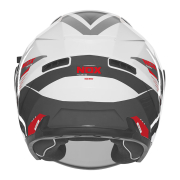 Kaciga NOX Jet N130 MYST crveno bela S