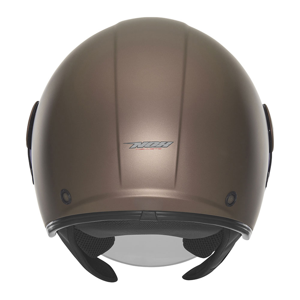 Kaciga NOX Jet N182 sa naočarima mat bronza XL