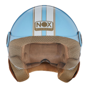 Kaciga NOX Jet N210 pastelno plava M