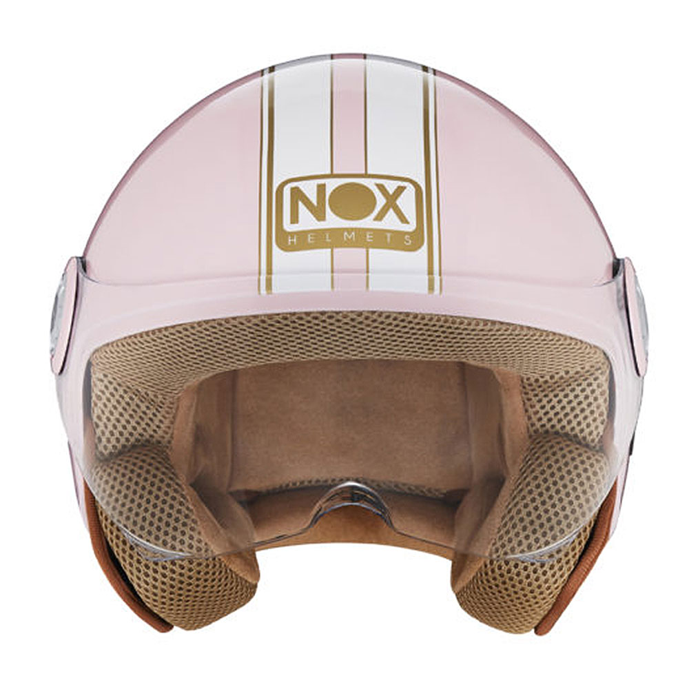 Kaciga NOX Jet 210 pastelno roza S