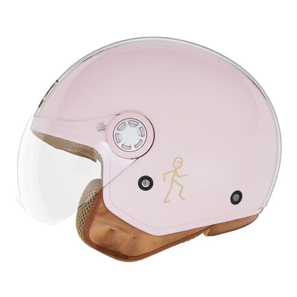 Kaciga NOX Jet 210 pastelno roza M