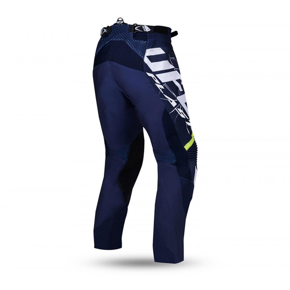 Pantalone Cross UFO BULLET plavo belo žute