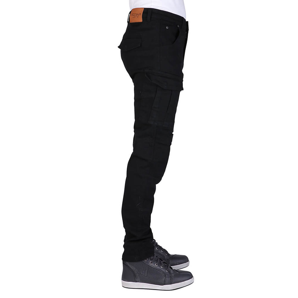 Pantalone BRANDON JEANS CARGO džepare  muške crne 38 MODEKA