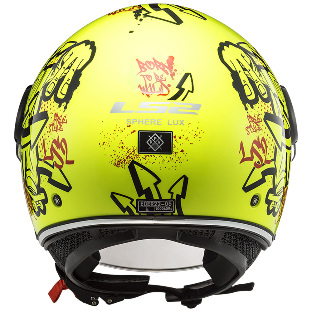 Kaciga LS2 Jet OF558 SPHERE LUX SKATER žuta