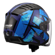 Kaciga LS2 Jet OF600 COPTER II KANJI plava XL