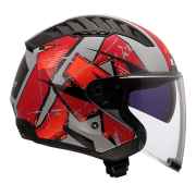 Kaciga LS2 Jet OF600 COPTER II KANJI siva M