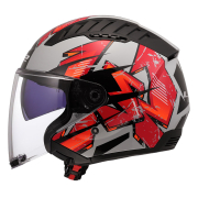 Kaciga LS2 Jet OF600 COPTER II KANJI siva S