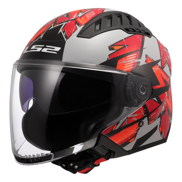 Kaciga LS2 Jet OF600 COPTER II KANJI siva S