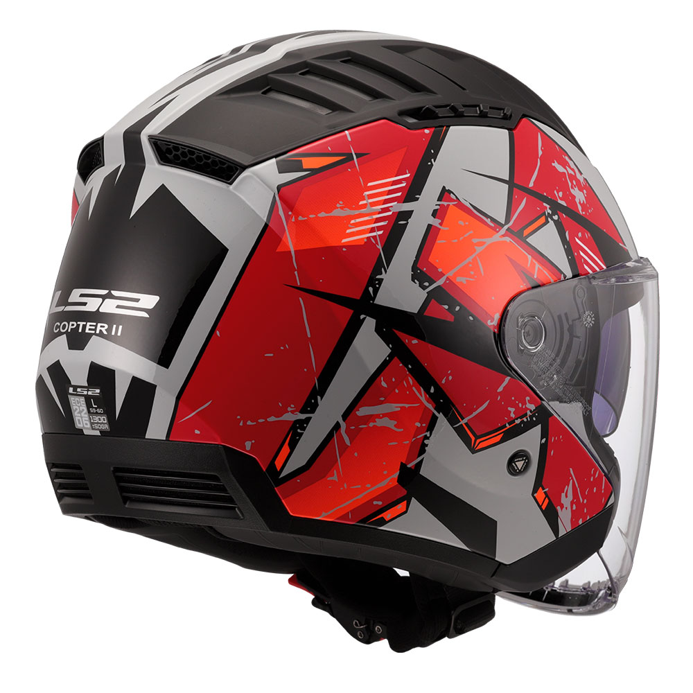 Kaciga LS2 Jet OF600 COPTER II KANJI siva S