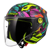 Kaciga LS2 Jet OF622 FUNNY II JOY dečija crna