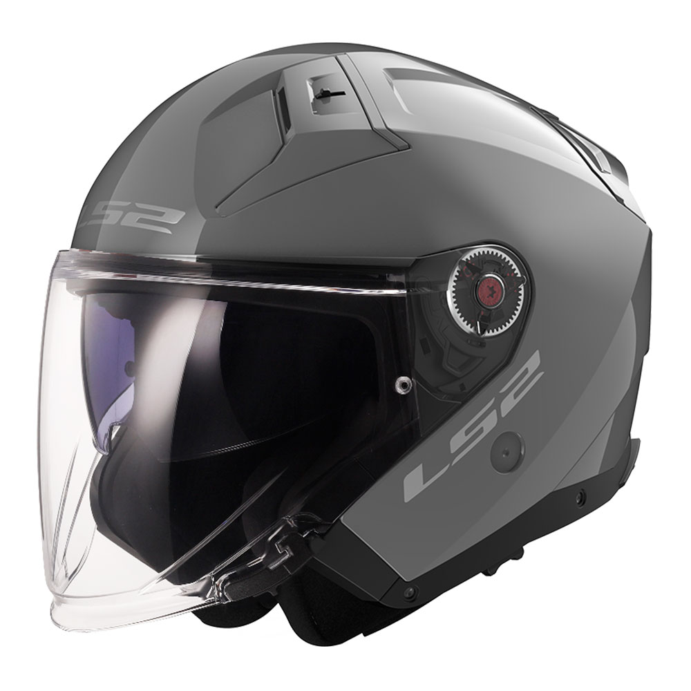 Kaciga LS2 Jet OF603 INFINITY II SOLID nardo siva XL