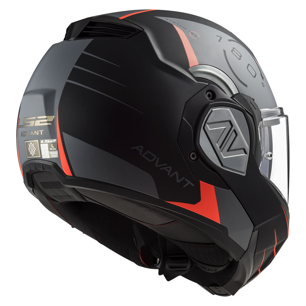 Kaciga LS2 Flip Up FF906 ADVANT CODEX mat crna sa naočarima XXL