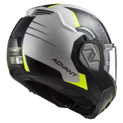 Kaciga LS2 Flip Up FF906 ADVANT CODEX belo crna sa naočarima S