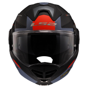 Kaciga LS2 Flip Up FF901 ADVANT X OBLIVION mat crno plava sa naočarima L