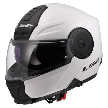 Kaciga LS2 Flip Up FF902 SCOPE II SOLID bela XXL