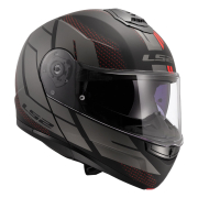 Kaciga LS2 Flip Up FF908 STROBE II CODE crno siva L