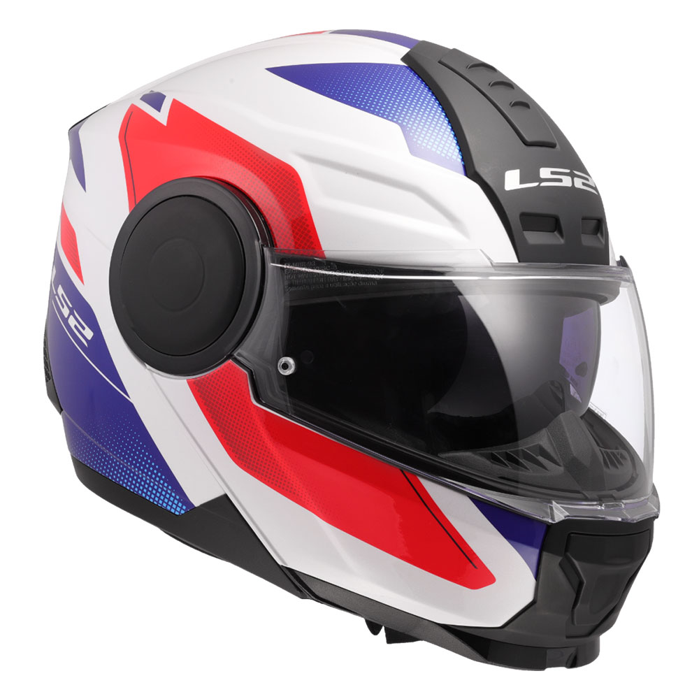 Kaciga LS2 Flip Up FF902 SCOPE II DURIA belo plavo crvena S