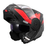Kaciga LS2 Flip Up FF902 SCOPE II DURIA crno crvena