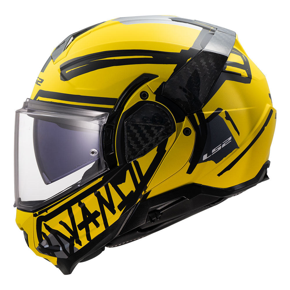 Kaciga LS2 Flip Up FF910 ADVANT II TAPE žuta L