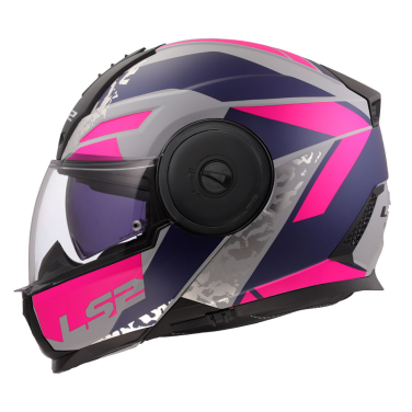Kaciga LS2 FF902 SCOPE II OXYD sivo plavo ljubičasta S