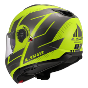 Kaciga LS2 Flip Up FF908 STROBE II CODE žuto siva M