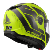 Kaciga LS2 Flip Up FF908 STROBE II CODE žuto siva M