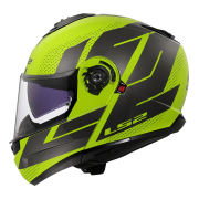 Kaciga LS2 Flip Up FF908 STROBE II CODE žuto siva XL