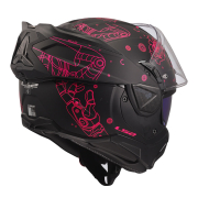 Kaciga LS2 Flip Up FF910 ADVANT II SOPHIA crno roza L