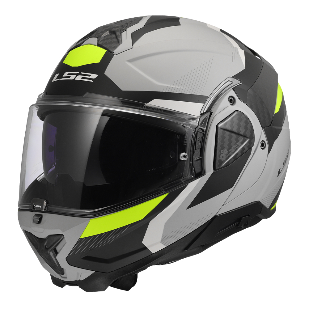 Kaciga LS2 Flip Up FF910 ADVANT II TRIPLE LIGHT siva XXL