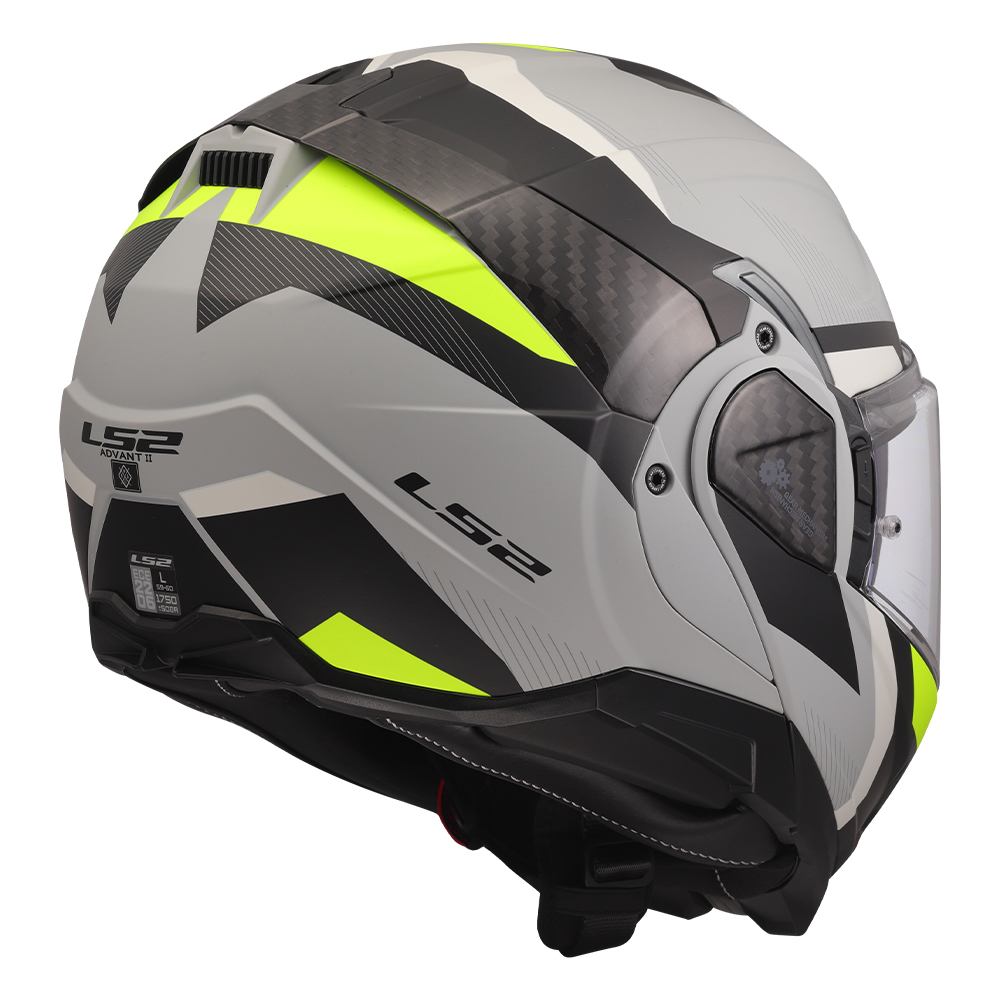 Kaciga LS2 Flip Up FF910 ADVANT II TRIPLE LIGHT siva XXL