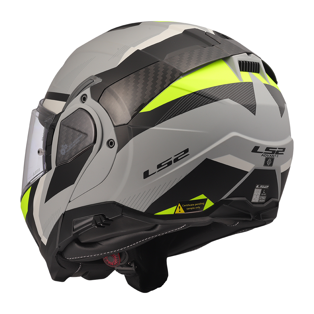 Kaciga LS2 Flip Up FF910 ADVANT II TRIPLE LIGHT siva XXL