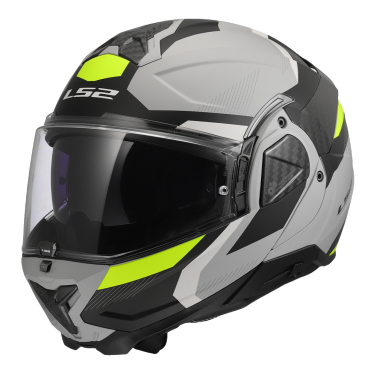 Kaciga LS2 Flip Up FF910 ADVANT II TRIPLE LIGHT siva XL