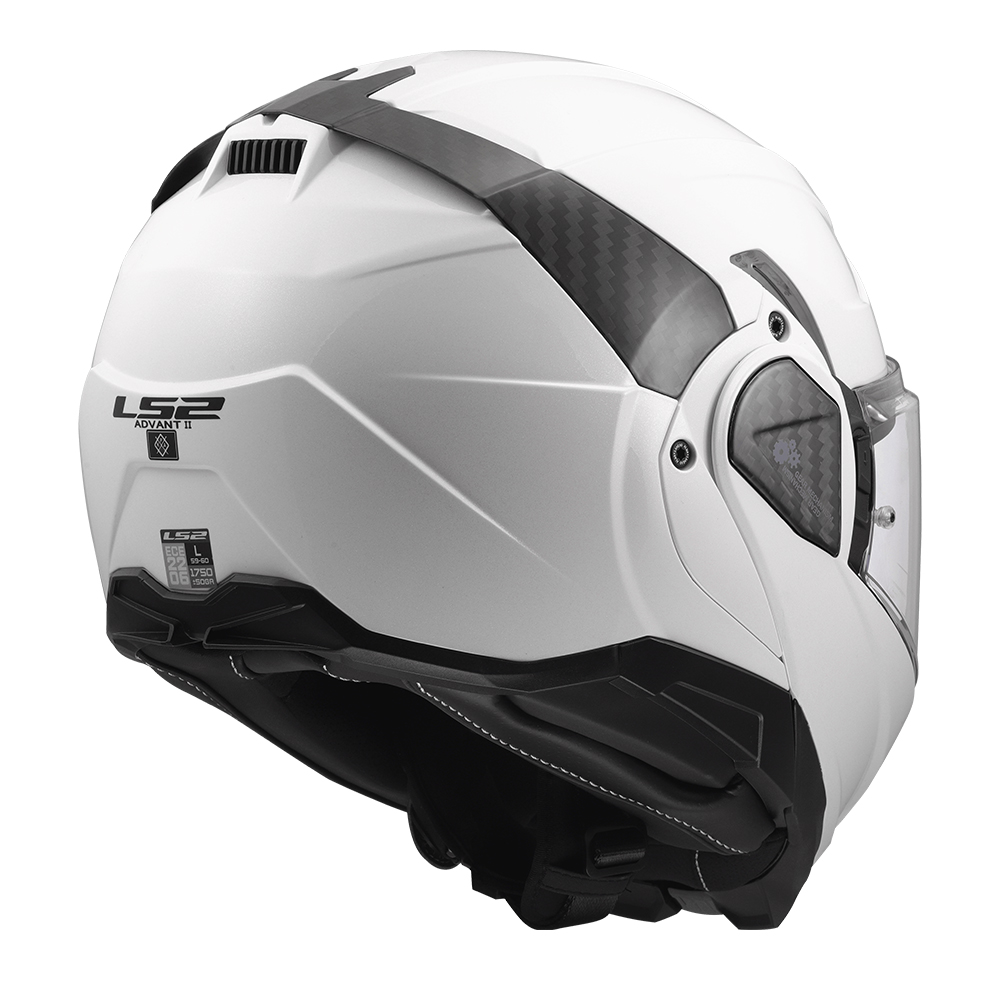 Kaciga LS2 Flip Up FF910 ADVANT II SOLID bela XXL