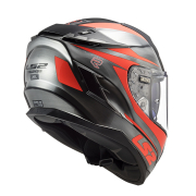 Kaciga LS2 Full Face FF327 CHALLENGER CANNON JEANS narandžasta sa naočarima