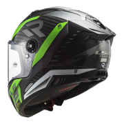 Kaciga LS2 Full Face FF805 THUNDER CARBON SUPRA mat crno zelena