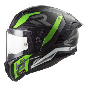 Kaciga LS2 Full Face FF805 THUNDER CARBON SUPRA mat crno zelena