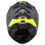 Kaciga LS2 Full Face FF811 VECTOR II  SPLITTER mat titanium žuta sa naočarima XXL