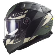 Kaciga LS2 Full Face FF811 VECTOR II  ABSOLUTE crno siva sa naočarima 3XL