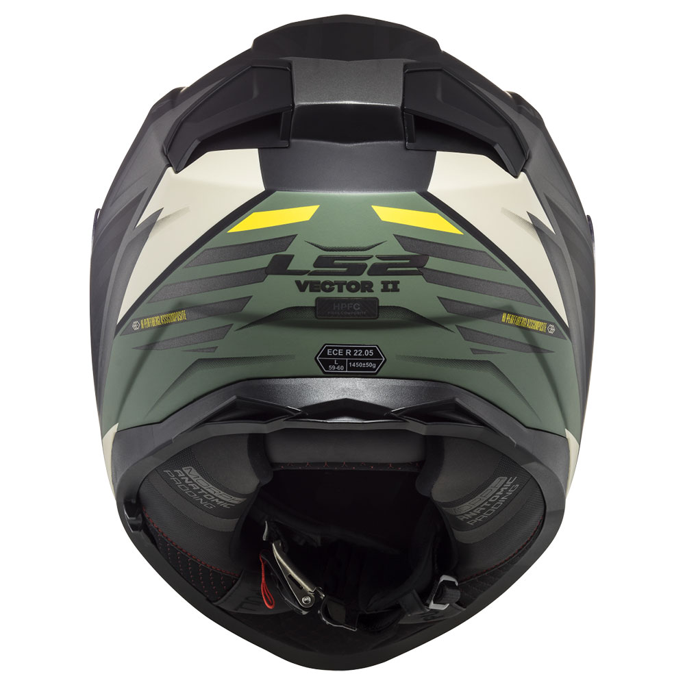 Kaciga LS2 Full Face FF811 VECTOR II  ABSOLUTE crno siva sa naočarima 3XL