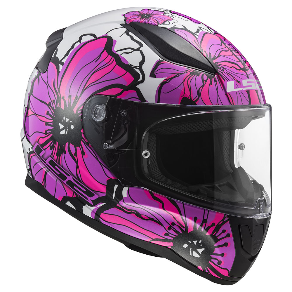 Kaciga LS2 Full Face FF353 RAPID II POPPIES roza S