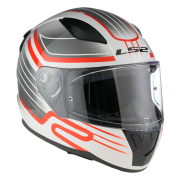 Kaciga LS2 Full Face FF353 RAPID II CIRCUIT  belo crvena