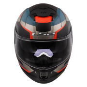 Kaciga LS2 Full Face FF808 STREAM II ROAD crno plava sa naočarima