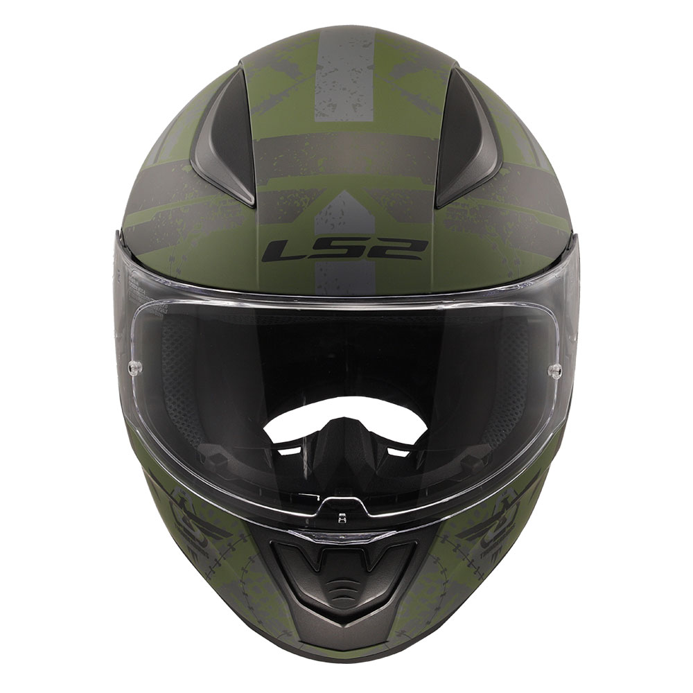 Kaciga LS2 Full Face FF353 RAPID II THUNDER BIRDS vojna zelena