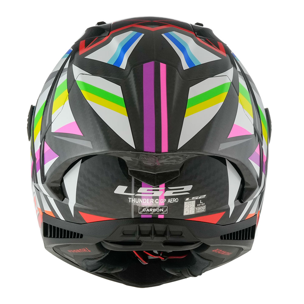 Kaciga LS2 Full Face FF805 THUNDER CARBON GP AERO FLASH crna L